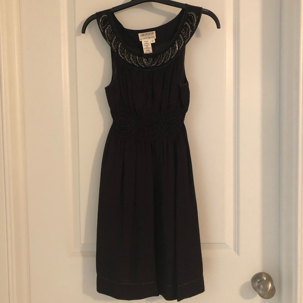 MSSP dress with beaded neckline